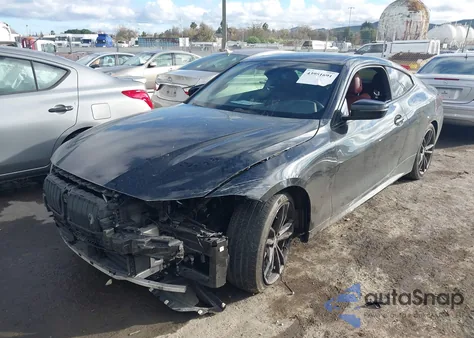 2021 BMW 430I z USA, uszkodzony, nr VIN WBA53AP02MCG59937